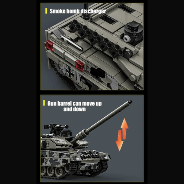 Constructor HD Toys Leopard 2A7 Heavy Tanc/ Black photo 5