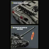 Constructor HD Toys Leopard 2A7 Heavy Tanc/ Black photo 5