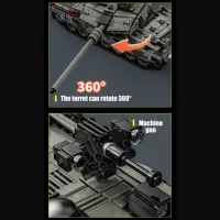 Constructor HD Toys Leopard 2A7 Heavy Tanc/ Black photo 6