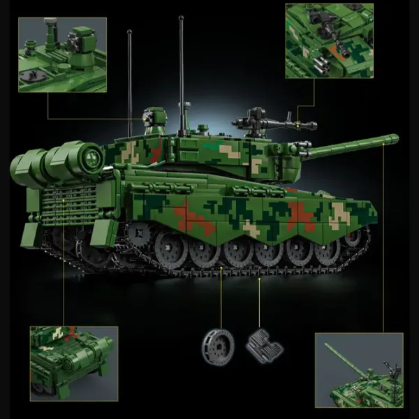Constructor HD Toys 99A Main Battle Tanc/ Green photo 5