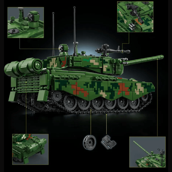 Constructor HD Toys 99A Main Battle Tanc/ Green photo 5