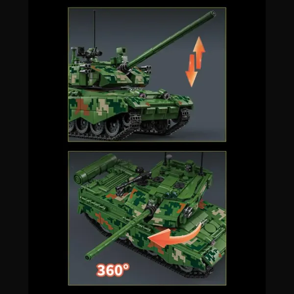 Constructor HD Toys 99A Main Battle Tanc/ Green photo 6