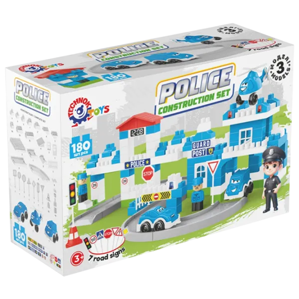 Constructor Technok R35/5 Poliție/ Blue photo 1