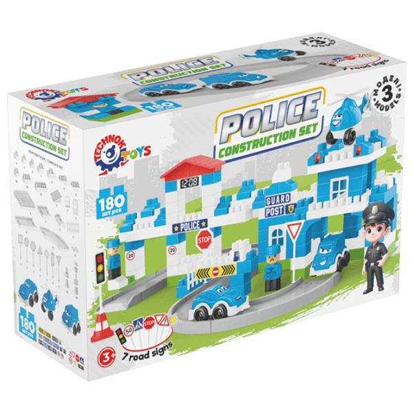 Constructor Technok R35/5 Poliție/ Blue photo 1