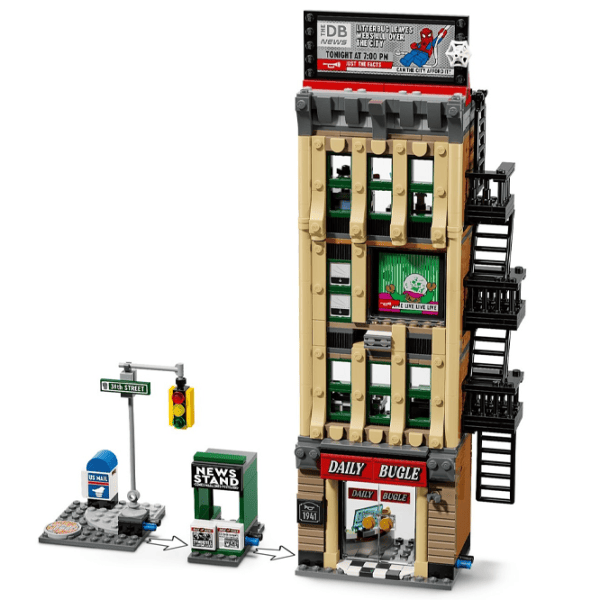 Constructor LEGO Spider-Man Vs. Mysterio: The Daily Bugle Clasic/ Multicolor photo 4