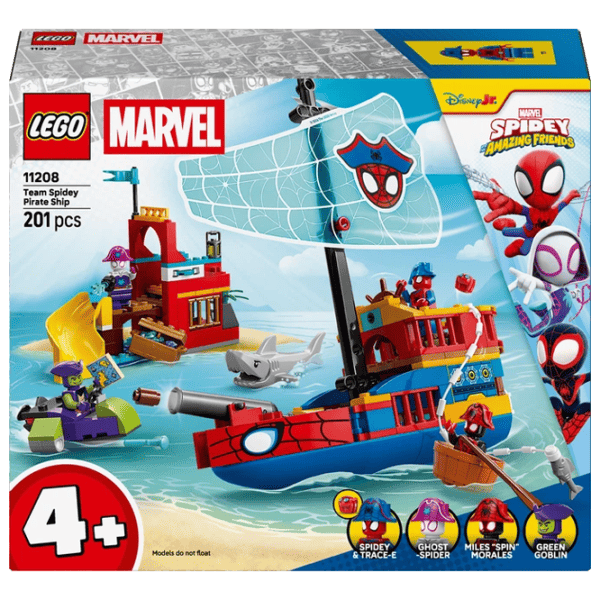 Constructor LEGO Team Spidey Pirate Ship Clasic/ Red photo 1