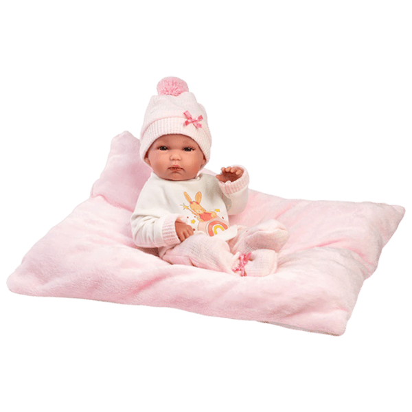 Păpușă Llorens Bimba Con Cojin Rosa 63508 bebeluș / 3+ photo 1