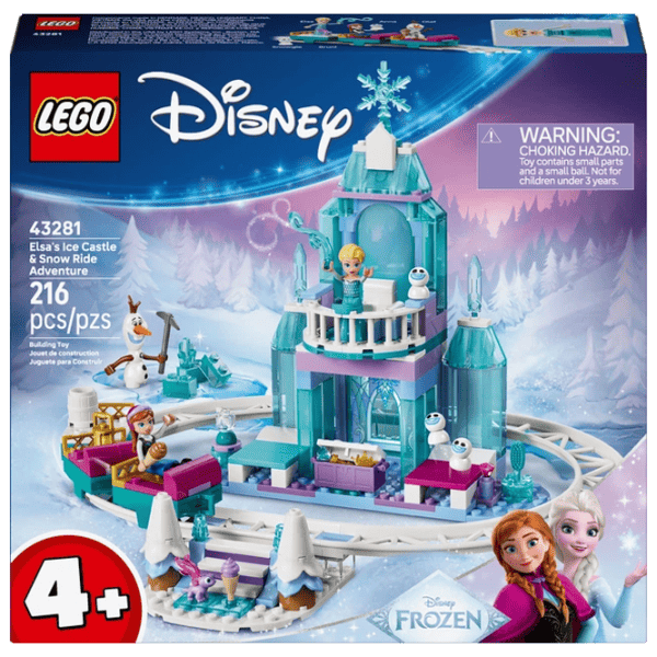 Constructor LEGO Elsa's Ice Castle & Snow Ride Adventure Scenă din film/ Blue photo 1