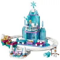 Constructor LEGO Elsa's Ice Castle & Snow Ride Adventure Scenă din film/ Blue photo 2