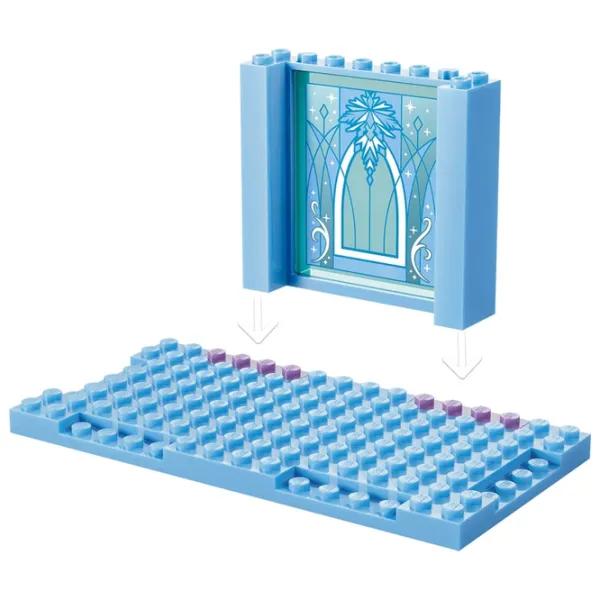 Constructor LEGO Elsa's Ice Castle & Snow Ride Adventure Scenă din film/ Blue photo 4