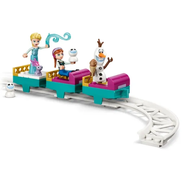 Constructor LEGO Elsa's Ice Castle & Snow Ride Adventure Scenă din film/ Blue photo 5