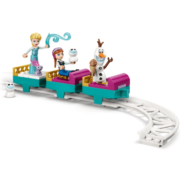 Constructor LEGO Elsa's Ice Castle & Snow Ride Adventure Scenă din film/ Blue photo 5