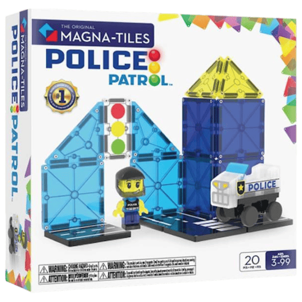 Constructor Magna-Tiles Police Patrol Clasic/ Blue photo 1