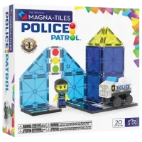 Конструктор Magna-Tiles Police Patrol Классический/ Синий