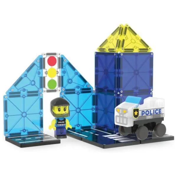 Constructor Magna-Tiles Police Patrol Clasic/ Blue photo 2