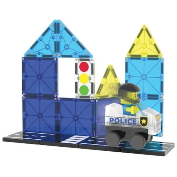 Constructor Magna-Tiles Police Patrol Clasic/ Blue photo 5