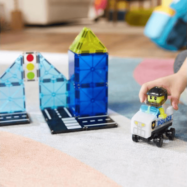 Constructor Magna-Tiles Police Patrol Clasic/ Blue photo 6