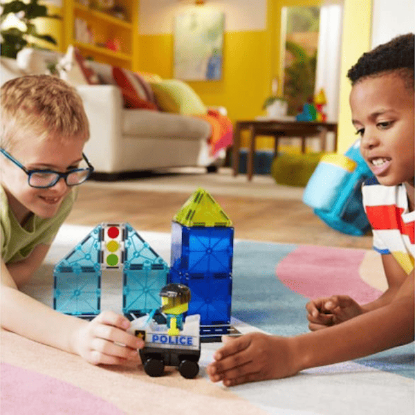 Constructor Magna-Tiles Police Patrol Clasic/ Blue photo 7