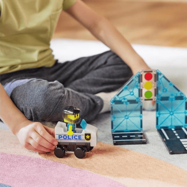 Constructor Magna-Tiles Police Patrol Clasic/ Blue photo 8