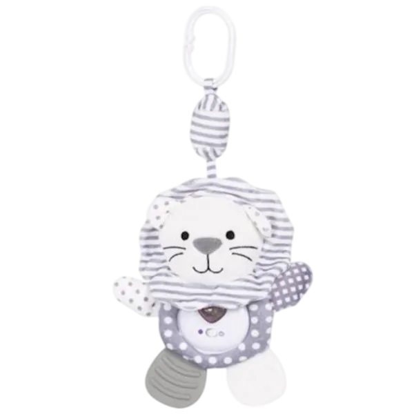 Jucărie pentru pătuțuri și cărucioare Chipolino Lion PIKL02504LIO  / White photo 1