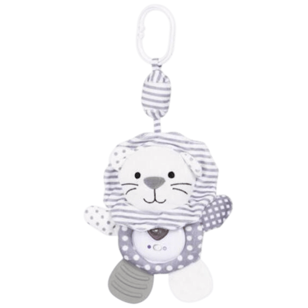 Jucărie pentru pătuțuri și cărucioare Chipolino Lion PIKL02504LIO  / White photo 1