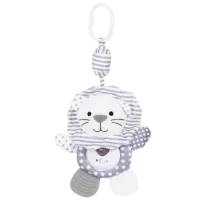 Jucărie pentru pătuțuri și cărucioare Chipolino Lion PIKL02504LIO  / White