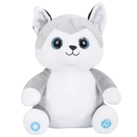 Jucărie moale Chipolino Huskey PIL02301HUSK  / White