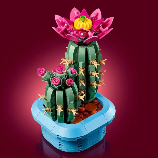 Constructor LEGO Flowering Cactus Flori/ Green photo 6