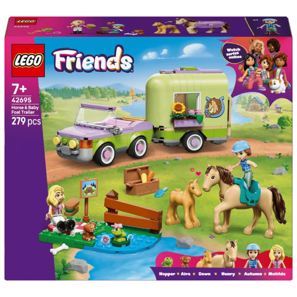 Конструктор LEGO Horse & Baby Foal Trailer Классический/ Разноцветный photo 1