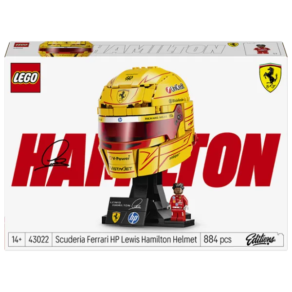 Конструктор LEGO Scuderia Ferrari HP Lewis Hamilton Helmet Классический/ Золото photo 1