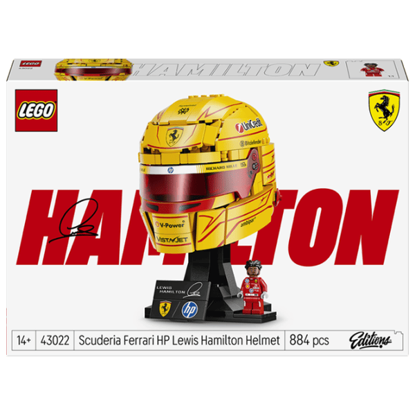 Конструктор LEGO Scuderia Ferrari HP Lewis Hamilton Helmet Классический/ Золото photo 1