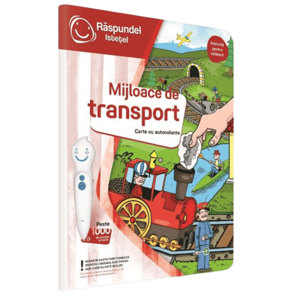 Carte educativă Raspundel Istetel Stickerbook Transport 5+/ Dezvoltare photo 1