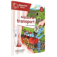 Carte educativă Raspundel Istetel Stickerbook Transport 5+/ Dezvoltare