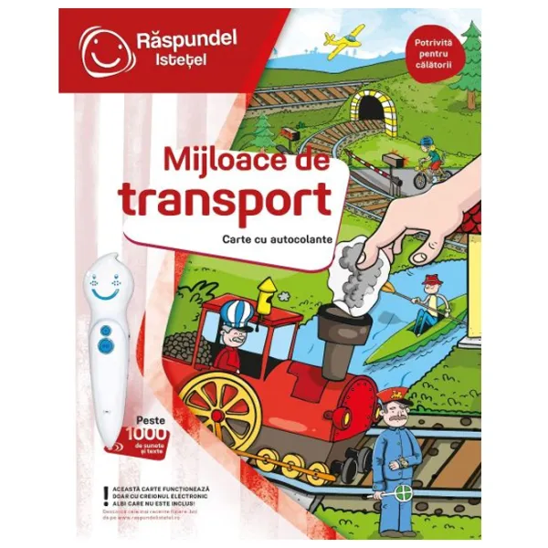 Carte educativă Raspundel Istetel Stickerbook Transport 5+/ Dezvoltare photo 2