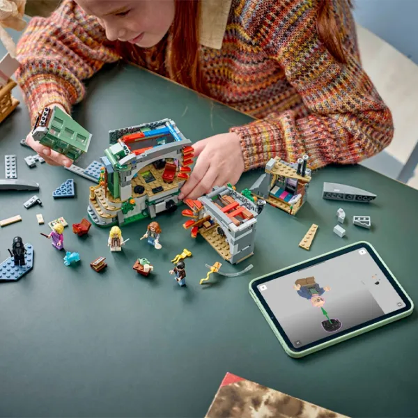 Constructor LEGO Luna Lovegood's House Scenă din film/ Gray photo 3