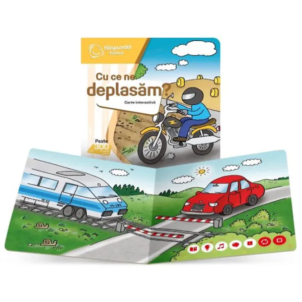Carte educativă Raspundel Istetel Transport 5+/ Dezvoltare photo 2