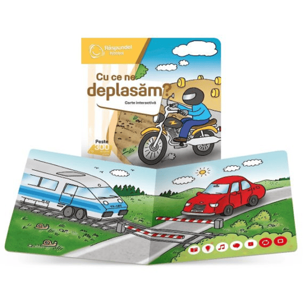 Carte educativă Raspundel Istetel Transport 5+/ Dezvoltare photo 2
