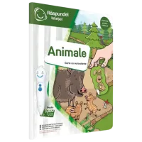 Carte educativă Raspundel Istetel Stickerbook Animals 5+/ Dezvoltare