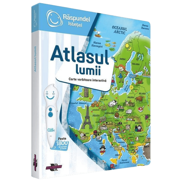 Carte educativă Raspundel Istetel World Atlas 5+/ Dezvoltare photo 1