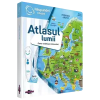 Carte educativă Raspundel Istetel World Atlas 5+/ Dezvoltare