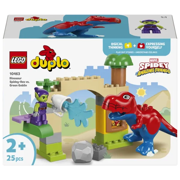 Constructor LEGO Dinosaur Spidey-Rex vs. Green Goblin Clasic/ Gray photo 1