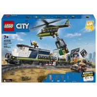 Конструктор с радиоуправлением LEGO Police Train Heist Классический/ Серый