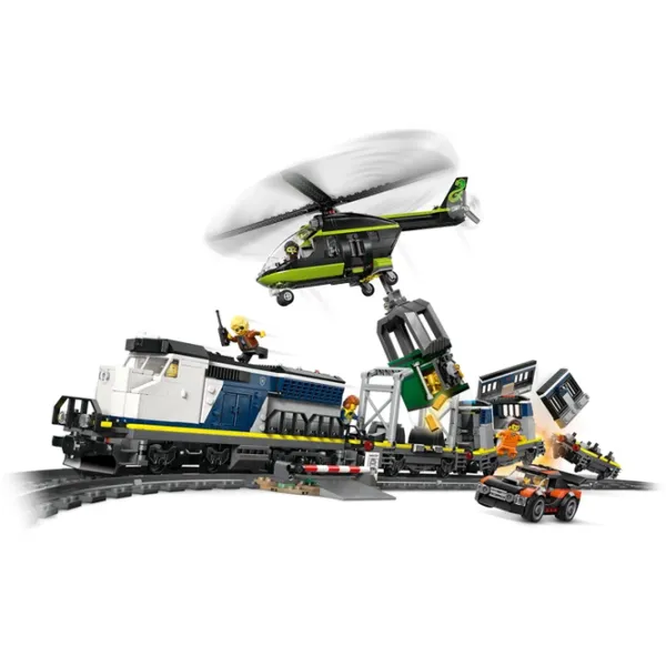 Constructor cu telecomandă LEGO Police Train Heist Clasic/ Gray photo 2