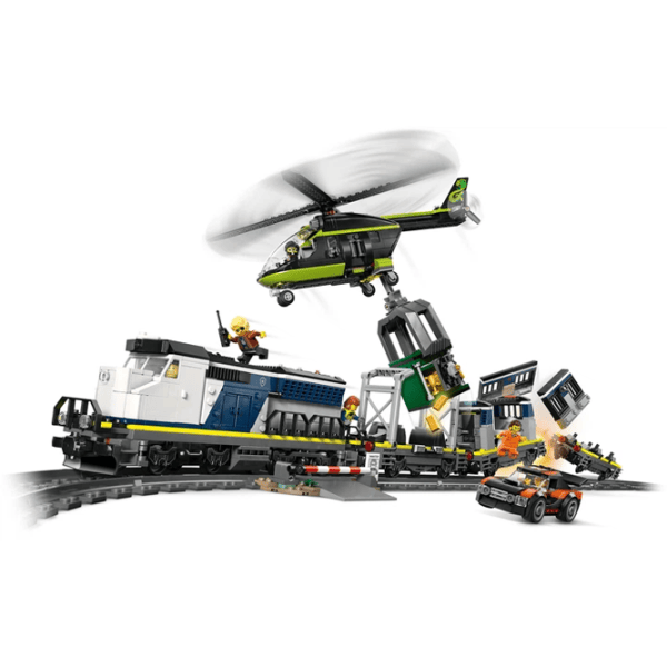 Constructor cu telecomandă LEGO Police Train Heist Clasic/ Gray photo 2