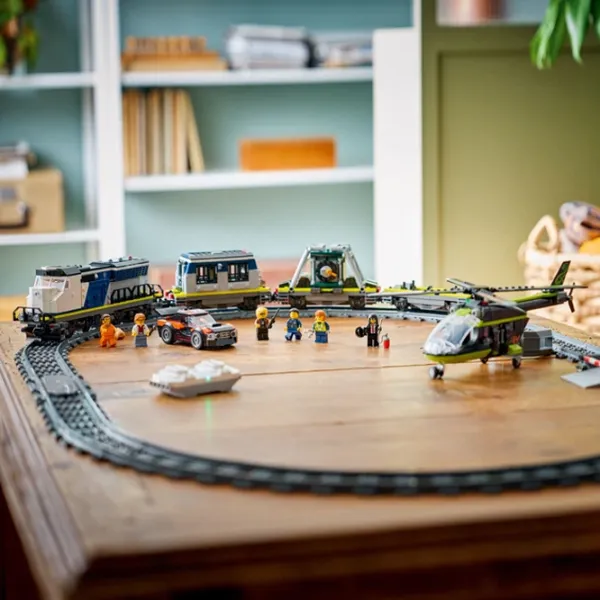 Constructor cu telecomandă LEGO Police Train Heist Clasic/ Gray photo 3
