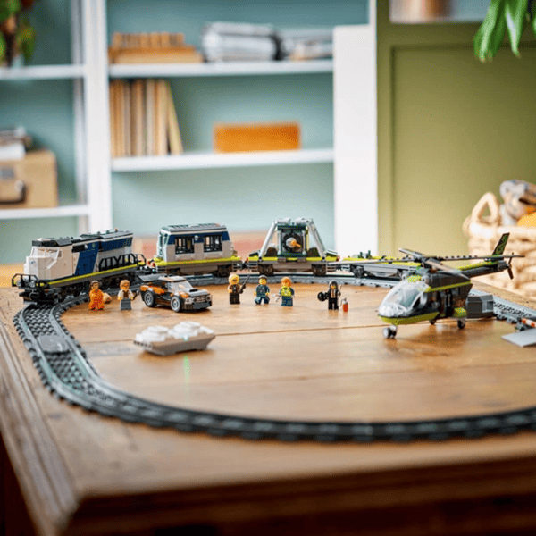 Constructor cu telecomandă LEGO Police Train Heist Clasic/ Gray photo 3