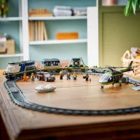Constructor cu telecomandă LEGO Police Train Heist Clasic/ Gray photo 3