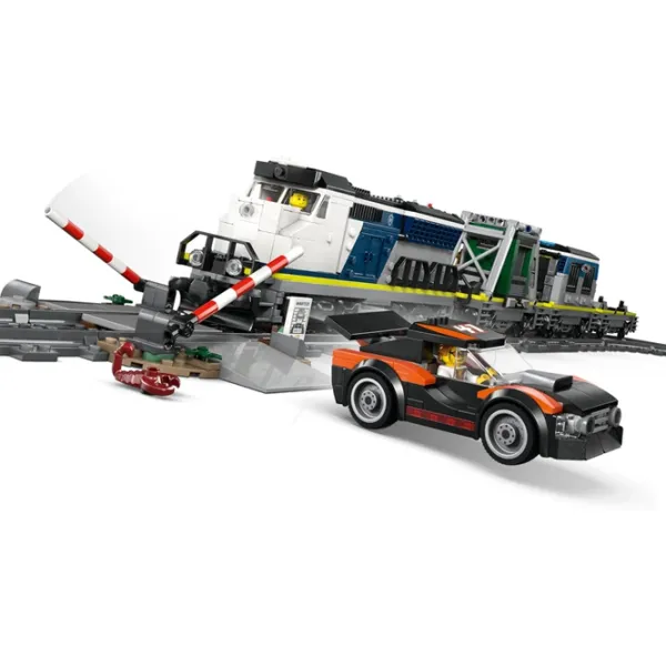 Constructor cu telecomandă LEGO Police Train Heist Clasic/ Gray photo 6