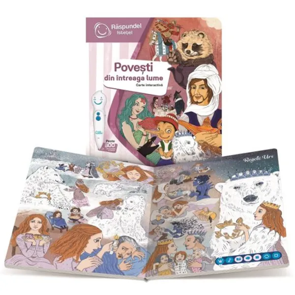 Carte educativă Raspundel Istetel Fairytales around the world 5+/ Dezvoltare photo 2