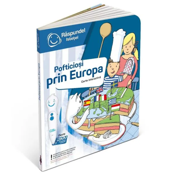 Carte educativă Raspundel Istetel Europe on the plate 5+/ Dezvoltare photo 2